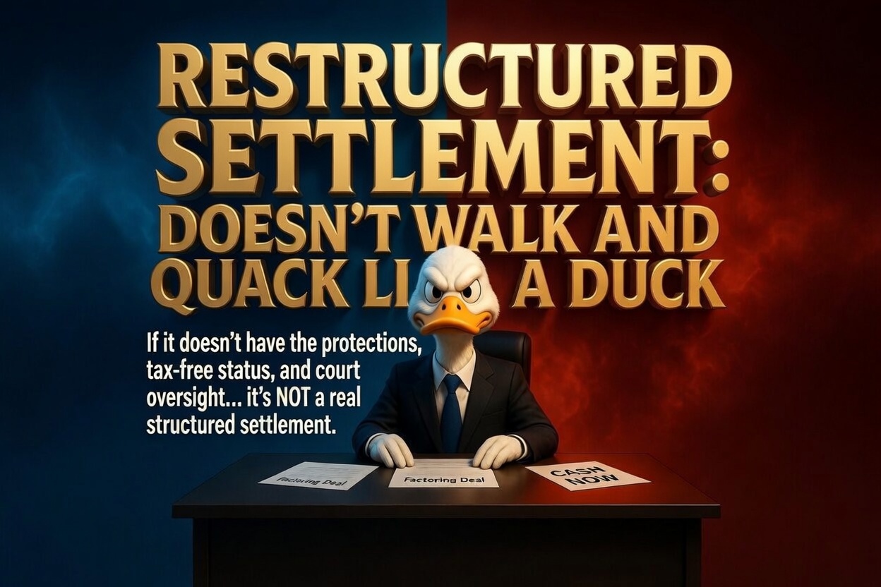 “Restructured Settlements” Are You kidding me?
