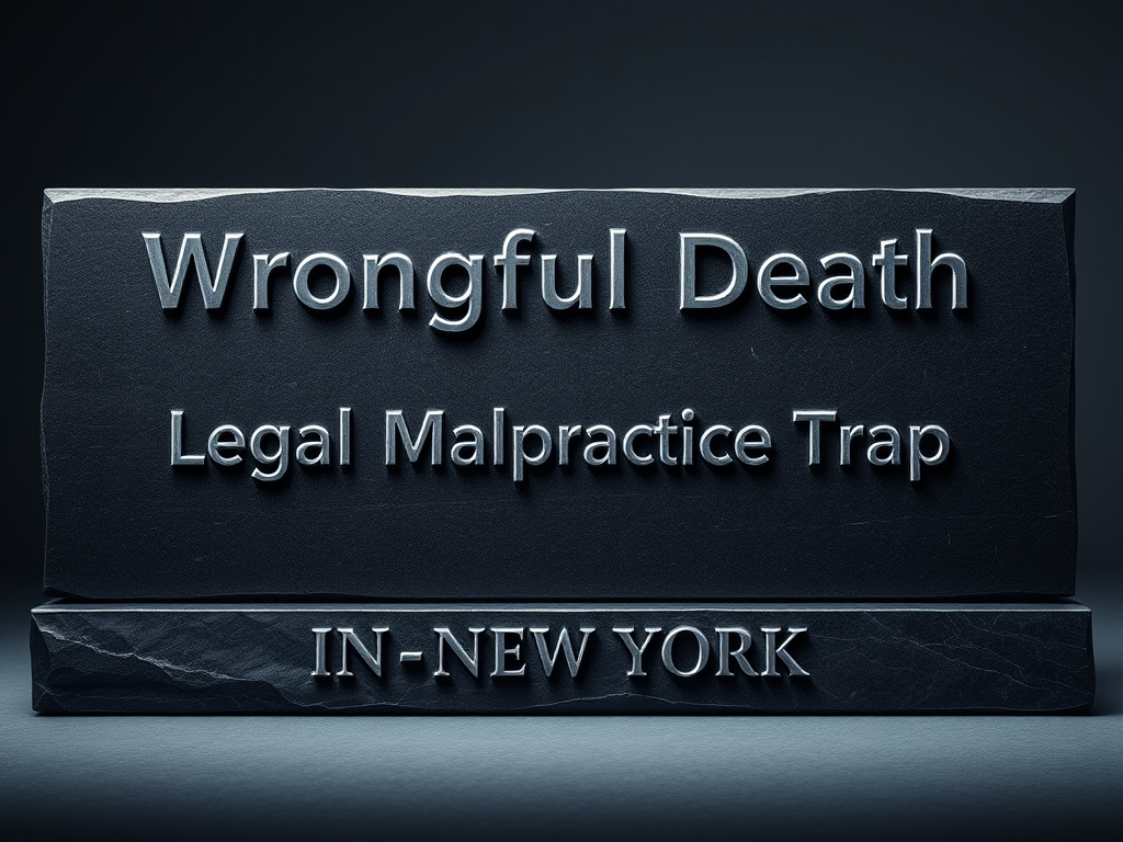 Avoid New York Wrongful Death Legal Malpractice Trap in EPTL 5-4.6 Procedure