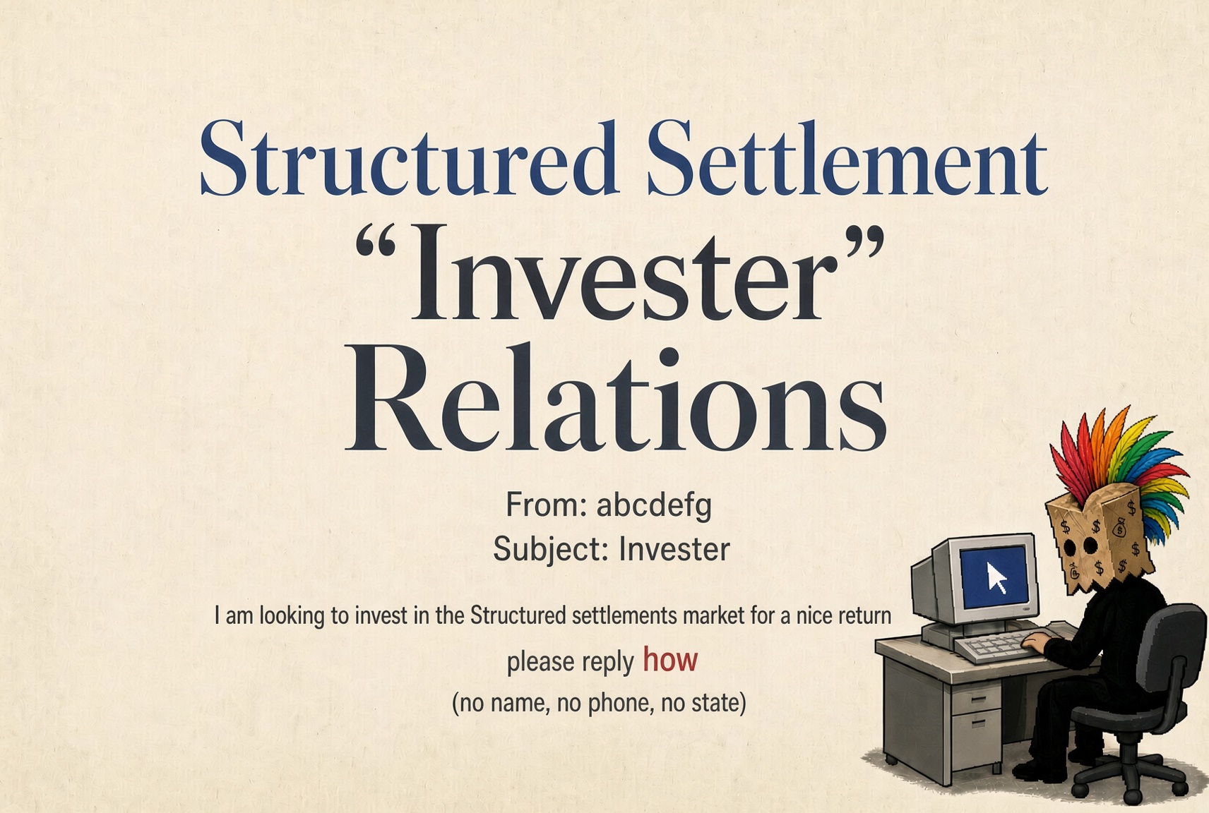 Structured Settlement “Invester” Relations