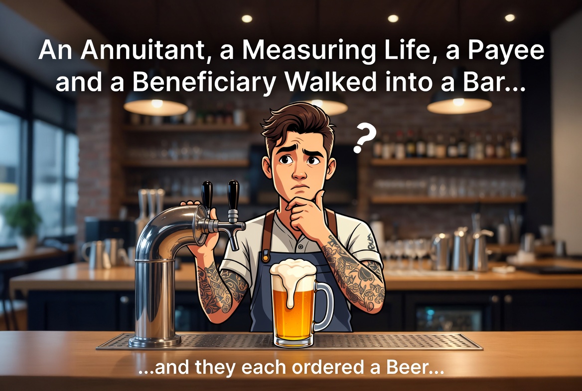 An Annuitant, A Measuring Life, A Payee and a Beneficiary Walked Into A Bar And…