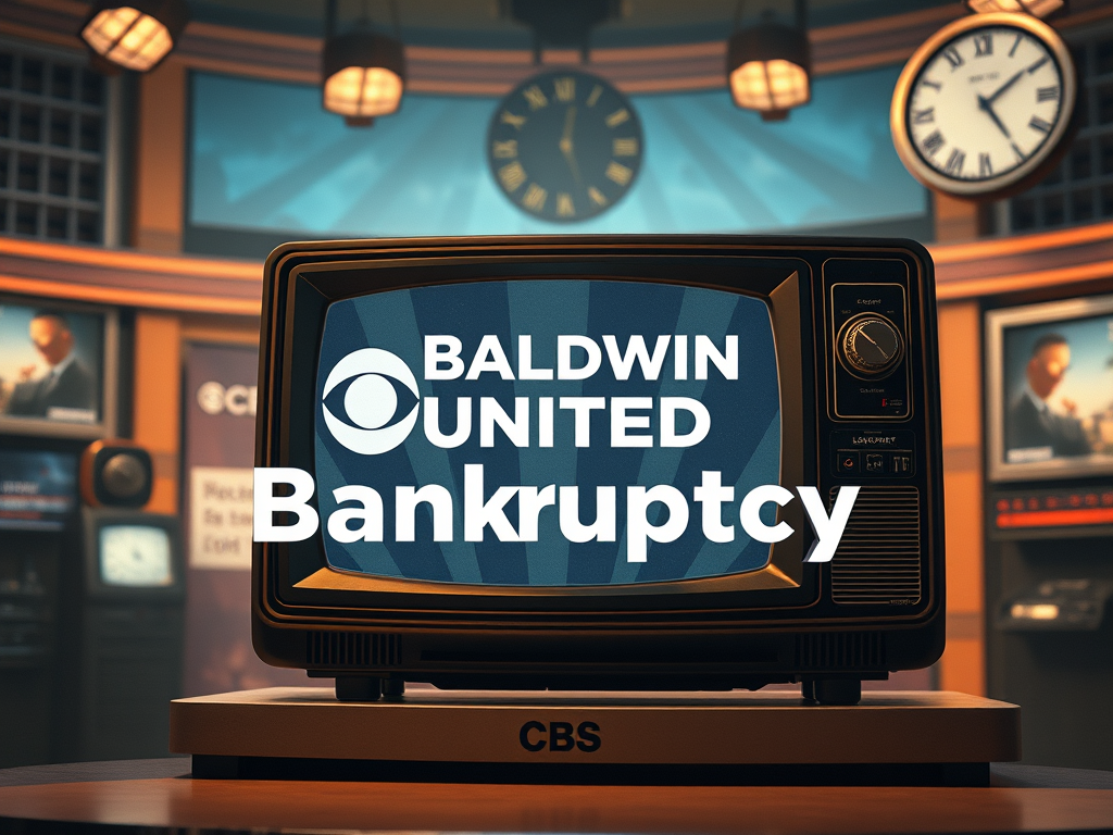 Baldwin-United 1983 Collapse Was on CBS Evening News New York with Dan Rather