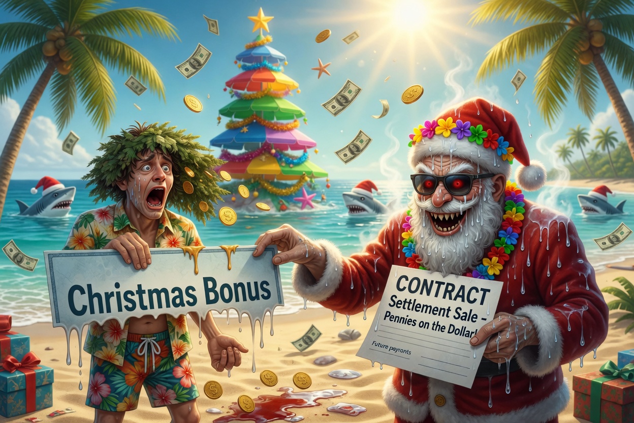 We Pay More Funding “Bribes” Structured Settlement Annuitants in Pennies on Dollar Christmas Creep Offer
