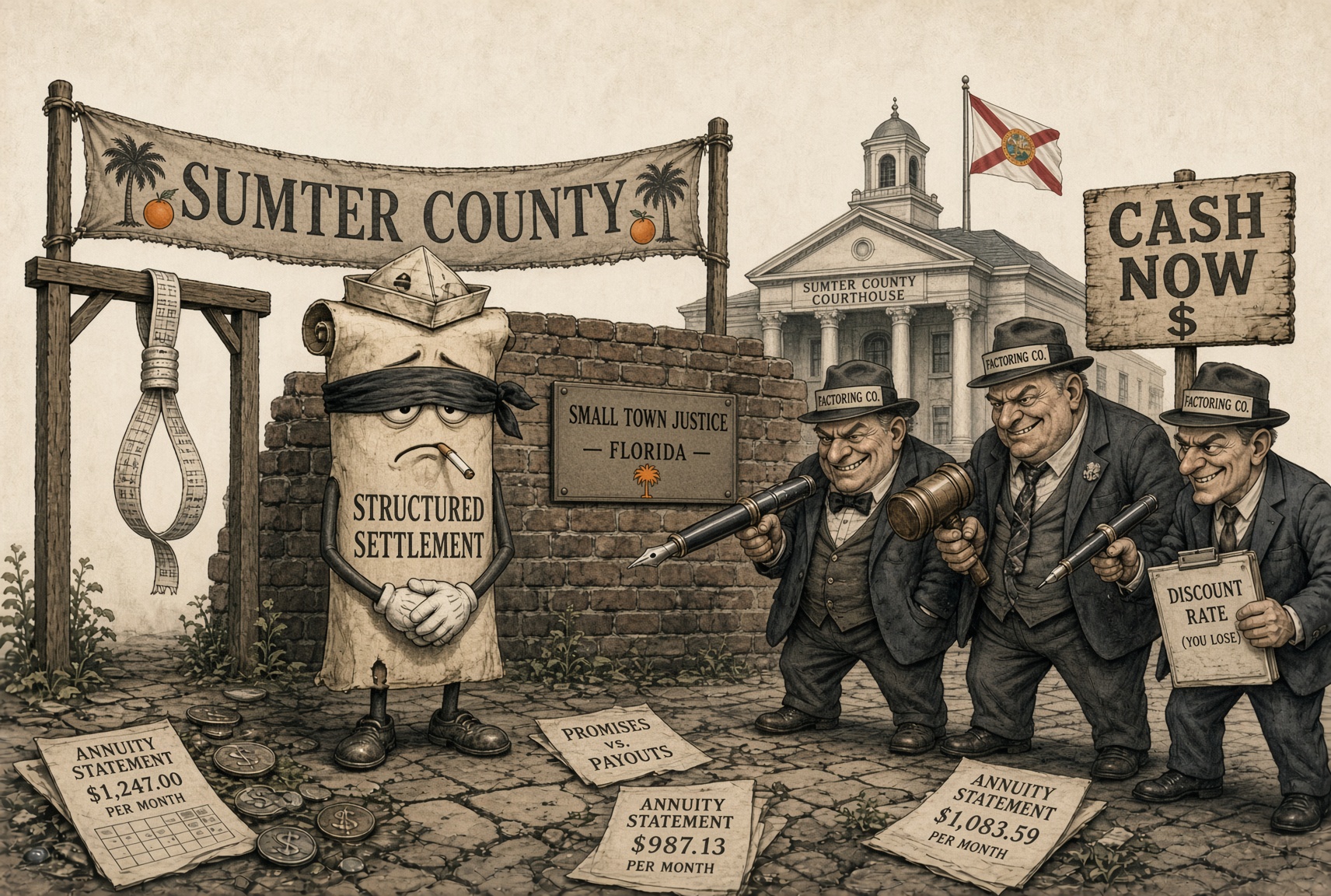 A Structured Settlement Facing Sumter County Firing Squad Asks for Cigarette