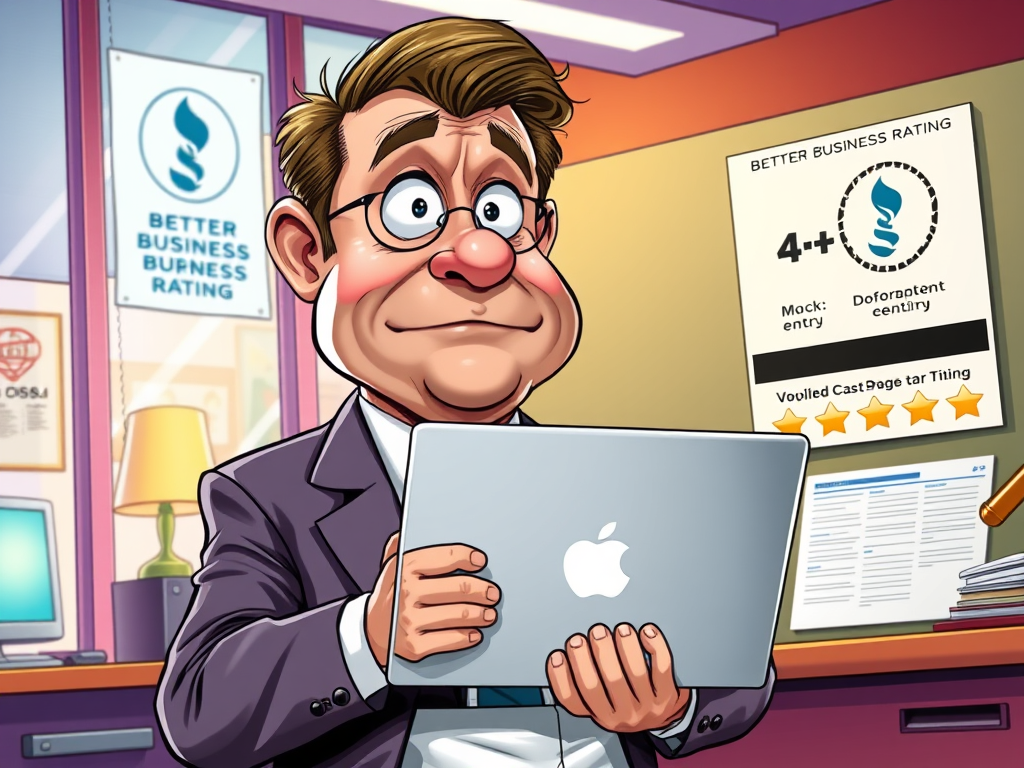 Former Sovereign Funding CEO David Springer in Snicker Worthy BBB Rating Outrage