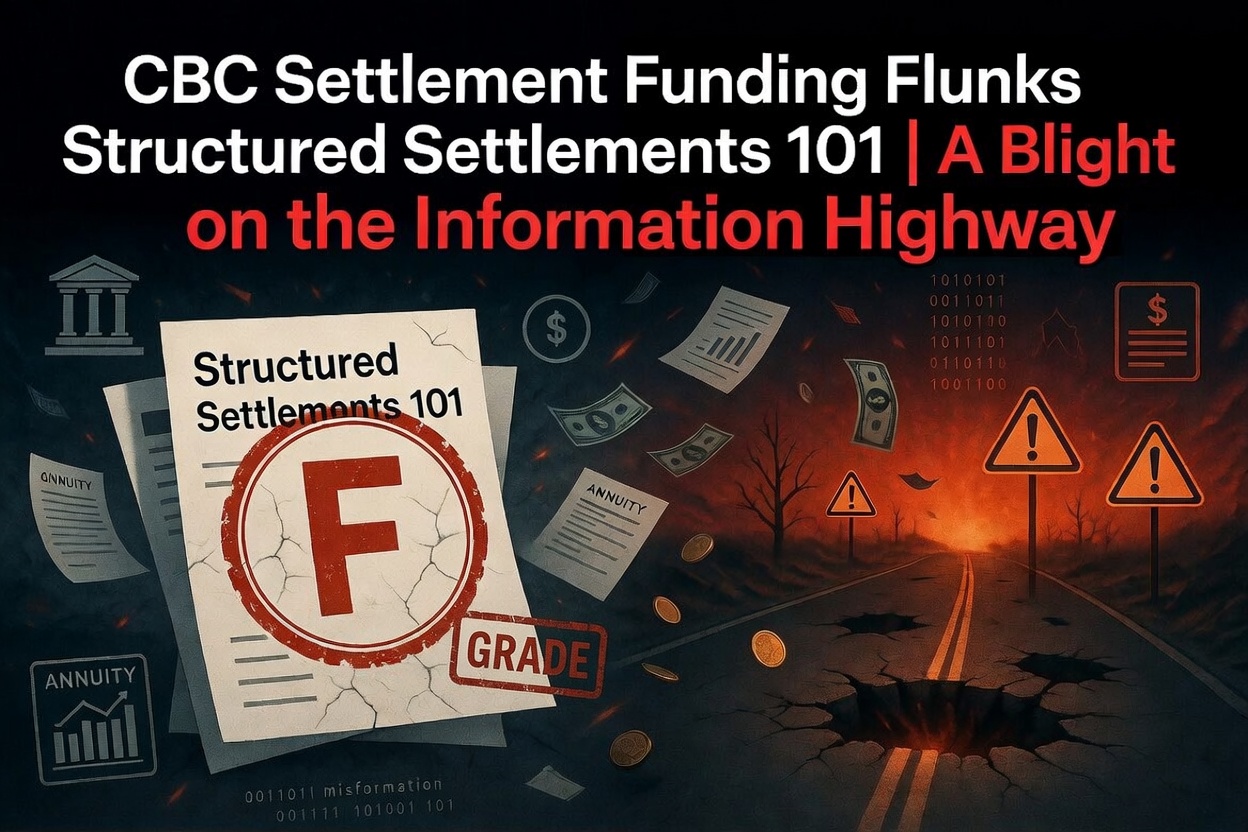 CBC Settlement Funding Flunks Structured Settlements 101  | A Blight on the Information Highway