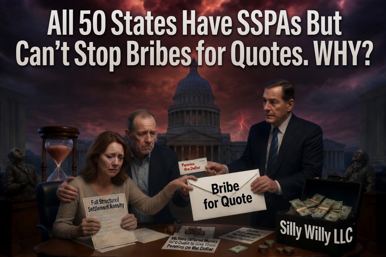 How Long Are State Legislatures Going to Tolerate Bribes for Structured Settlement Factoring Quotes?