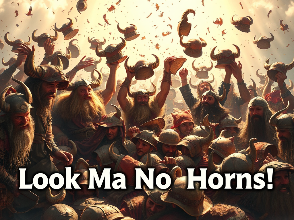 JG Wentworth Vikings Ditch Horny Head Toppers