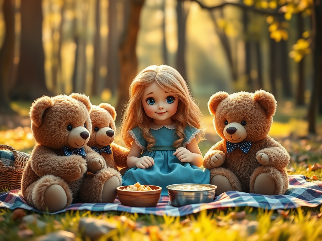 Goldilocks and the Three Bears is theTeddy Bears’ Big Surprise