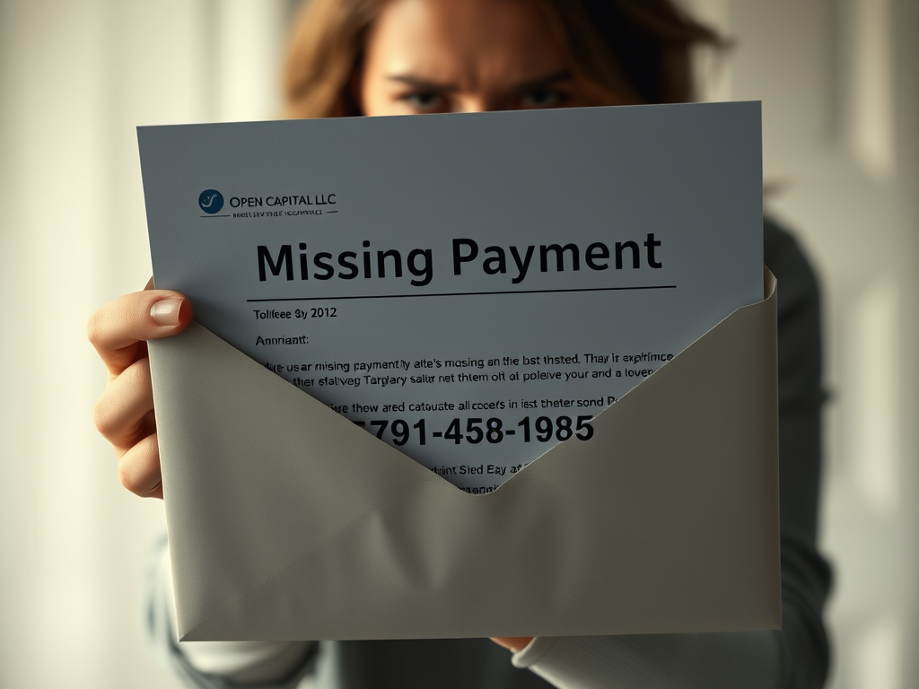 “Missing Payment” Letter from Open Capital LLC Targets Vulnerable Structured Settlement Annuitant
