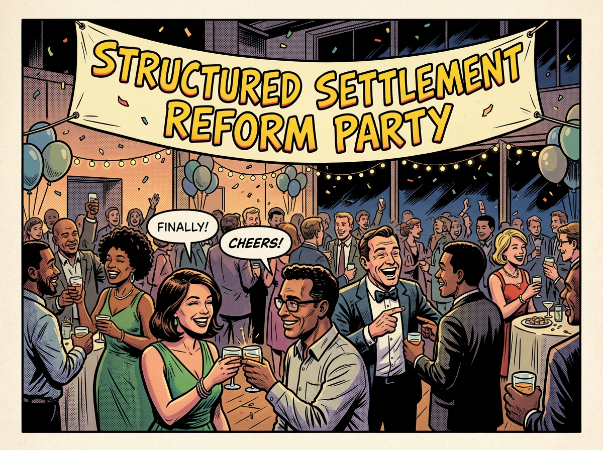 Structured Settlement Reform | “It’s Not His Party But He Can Cry If He Wants To” |