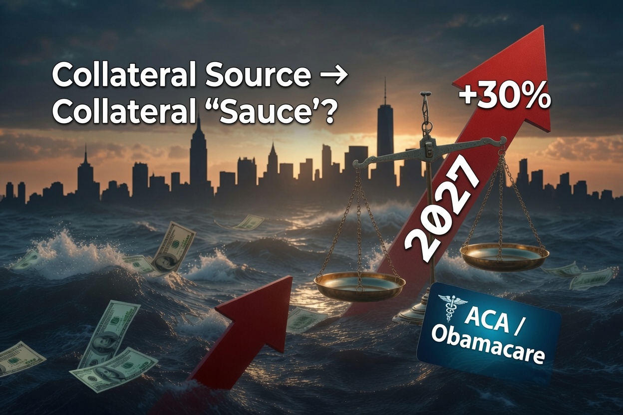 ACA Medical Insurance as NY Collateral Source Cast Further Adrift by 2027 Requested Rate Increases