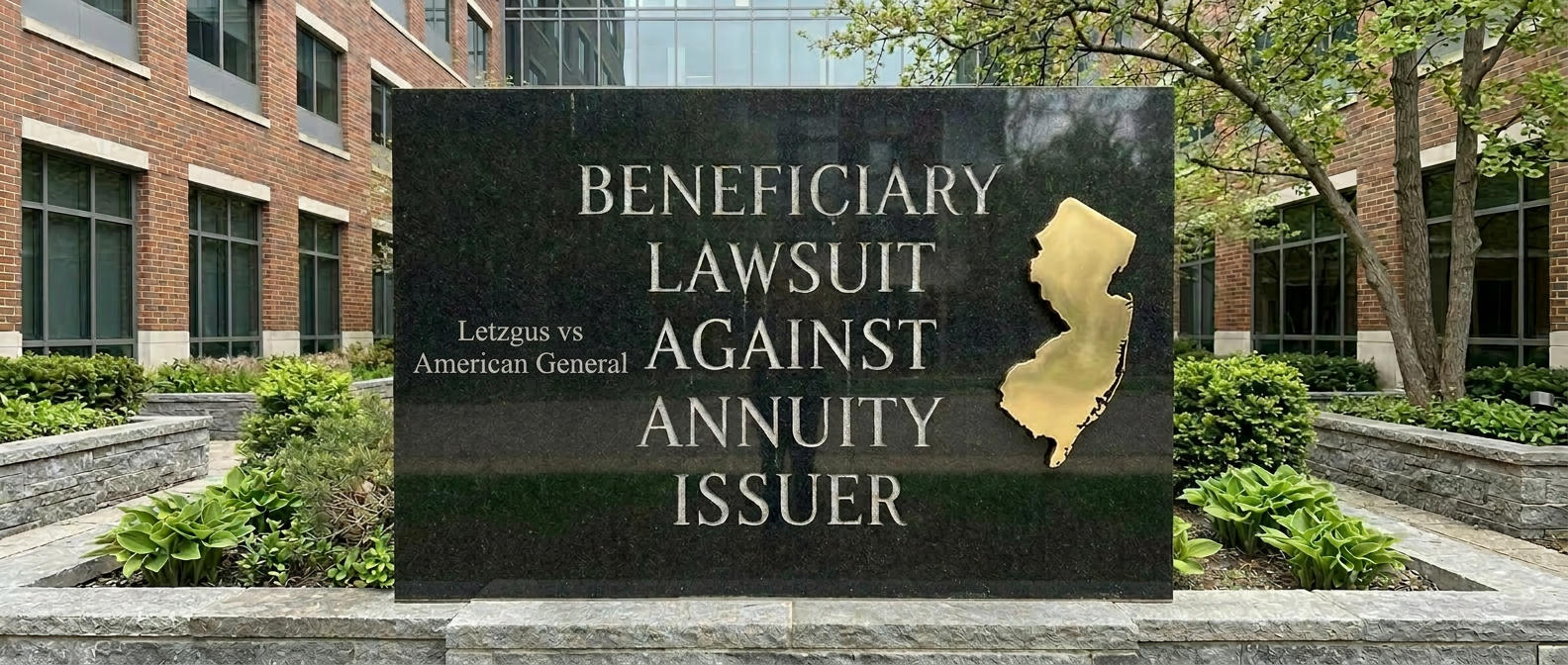 Beneficiary Lawsuit Against Annuity Issuer, Structure Broker in NJ District Court