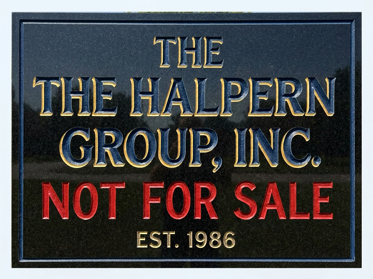 Rumor Is False…The Halpern Group Not For Sale
