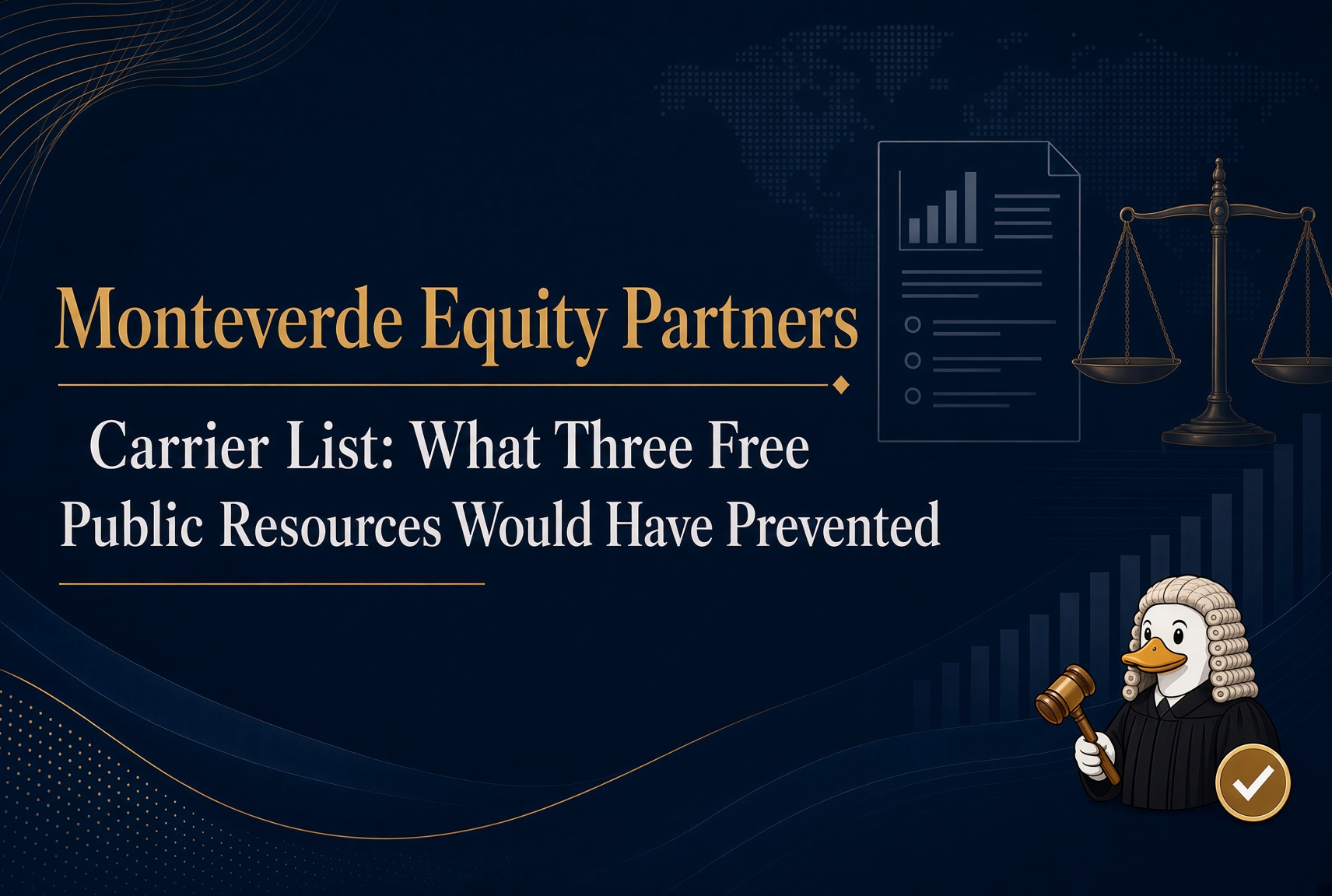 Monteverde Equity Partners’ Carrier List: What Three Free Public Resources Would Have Prevented