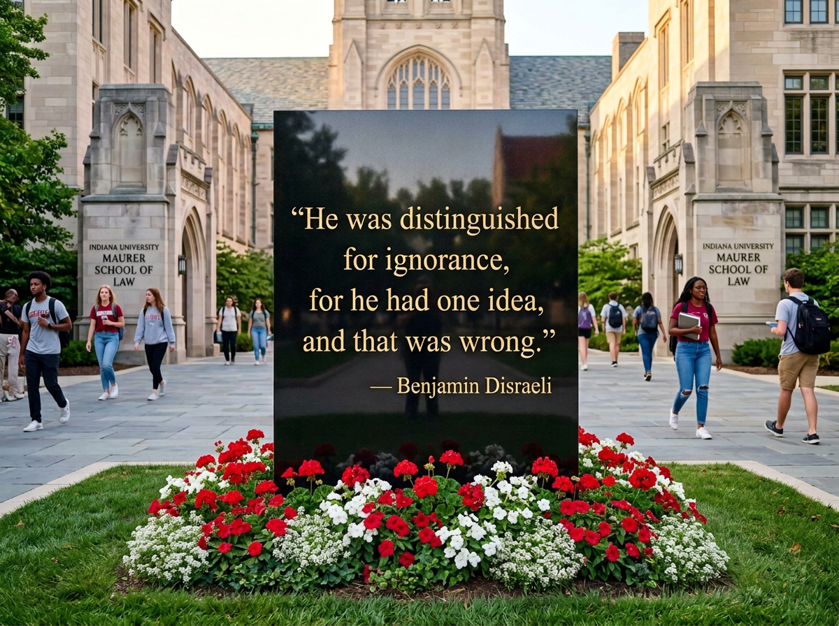 Indiana University Law School Gives Law Degrees For This Nonsense? Part One