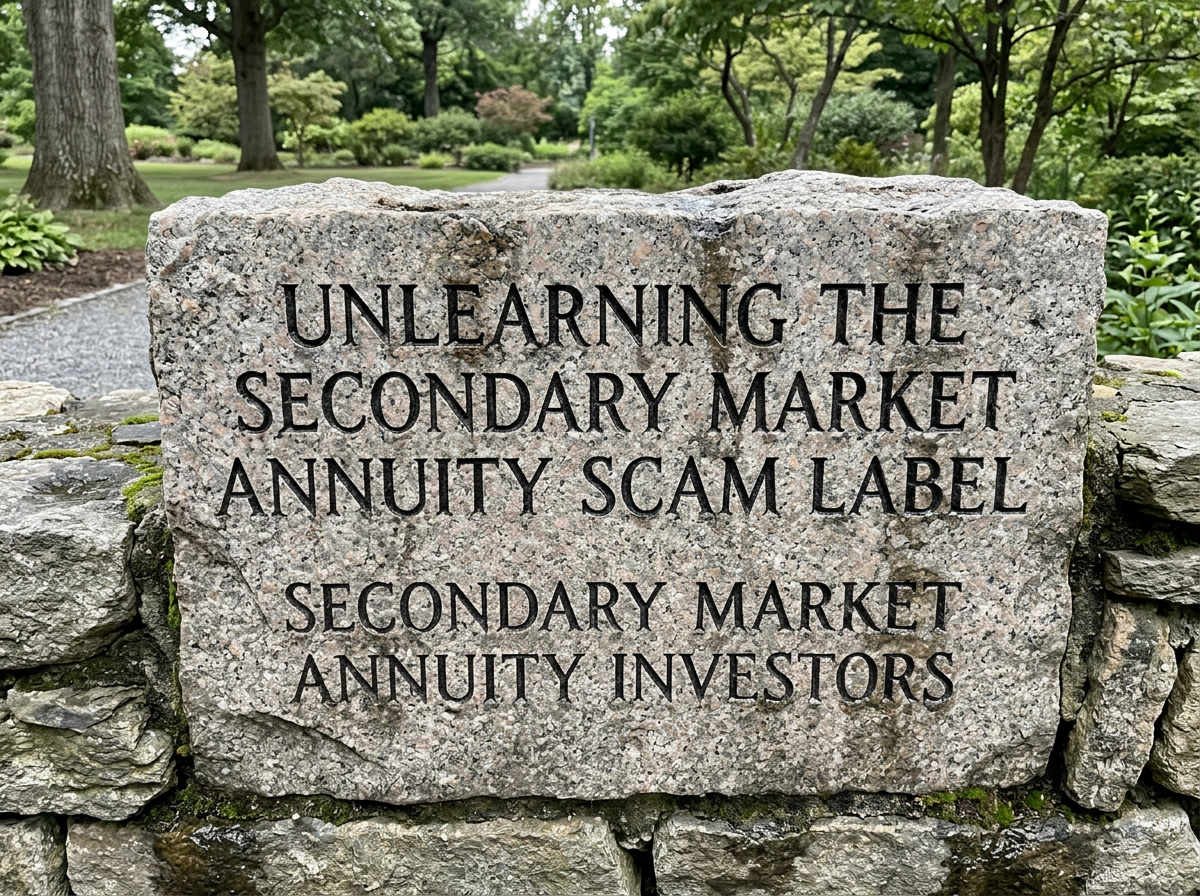 Unlearning the Secondary Market Annuity Scam Label | Secondary Market Annuity Investors