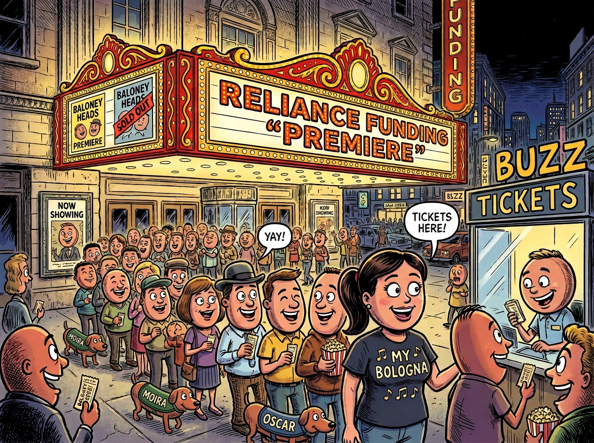 Reliance Funding Baloney Heads Can Take a Bow on “Opening Night”